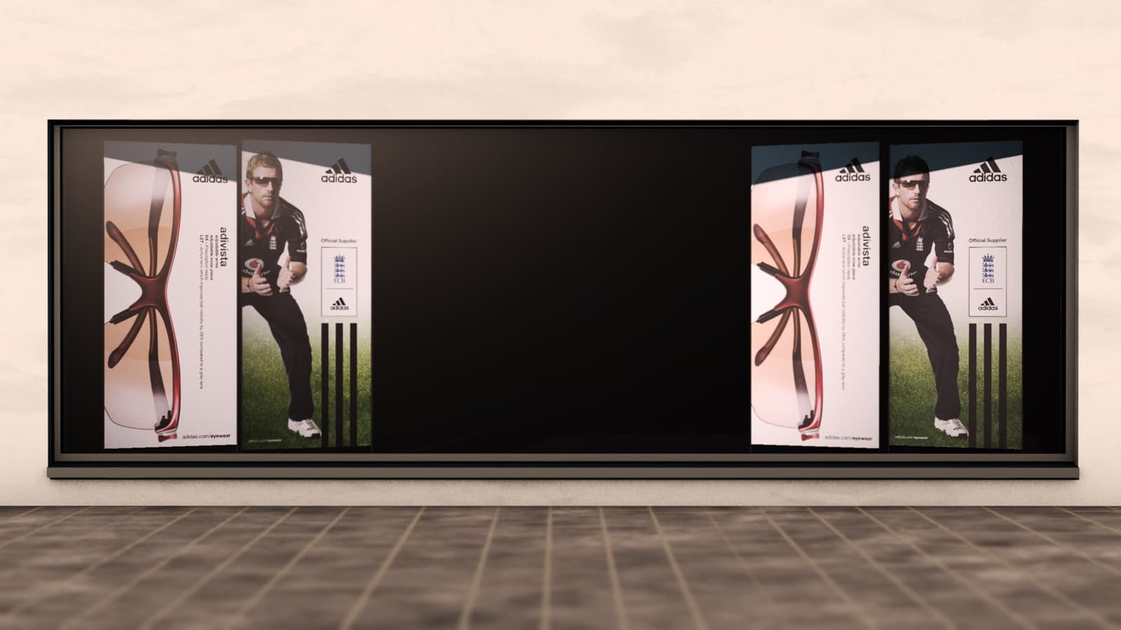 Adidas window display campaign