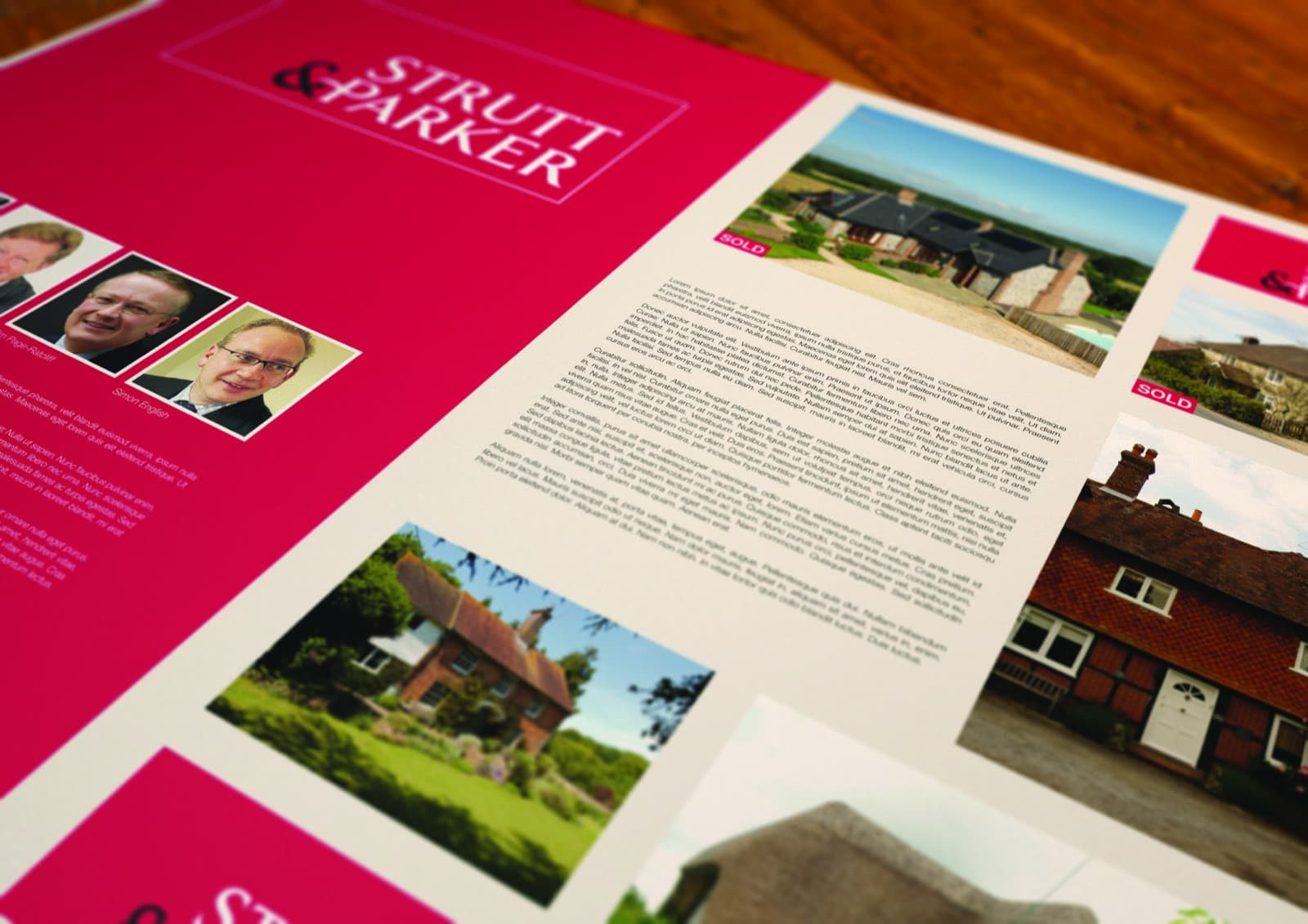 Strutt & Parker brochure design