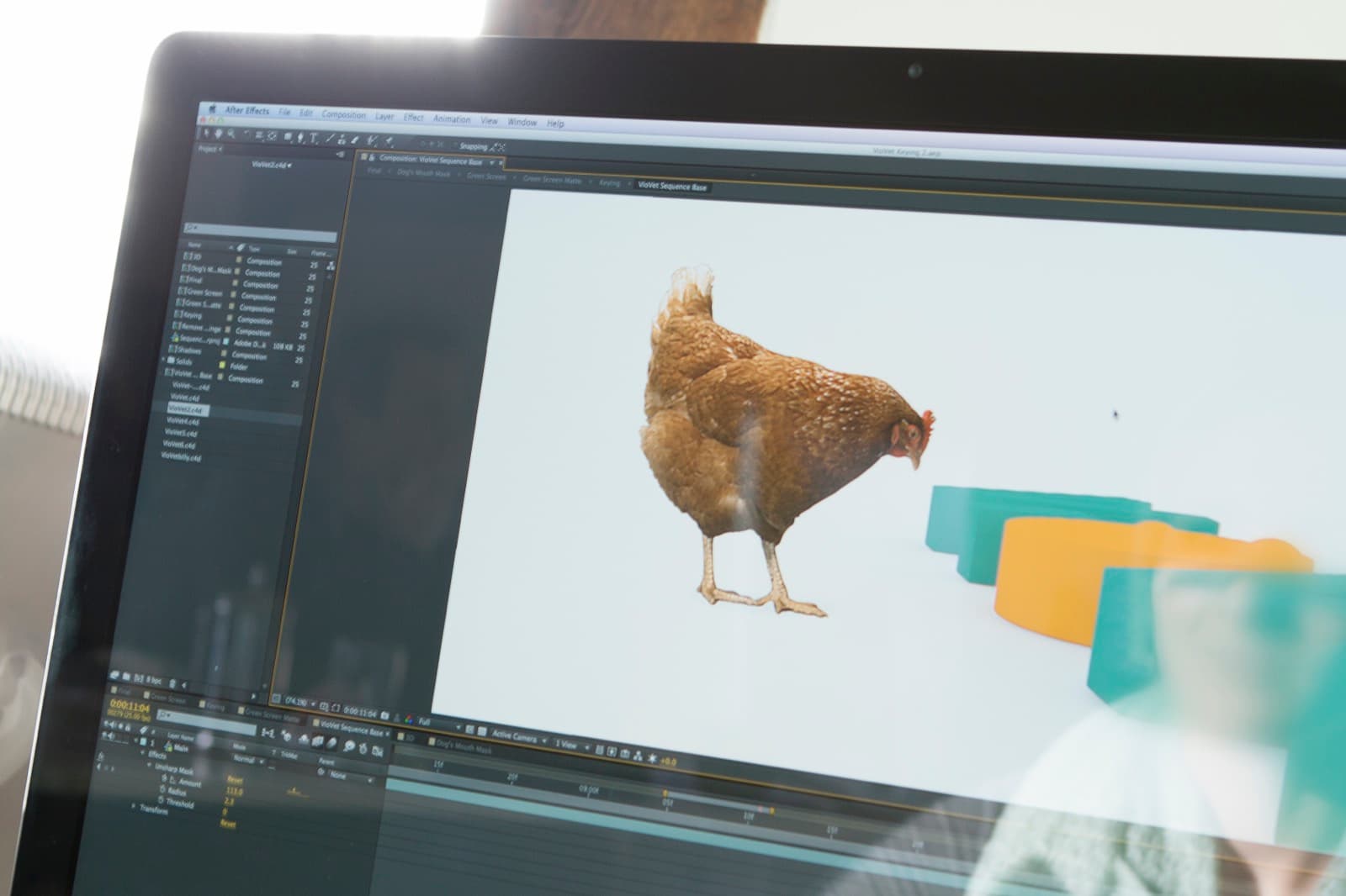 VioVet TV advert production still